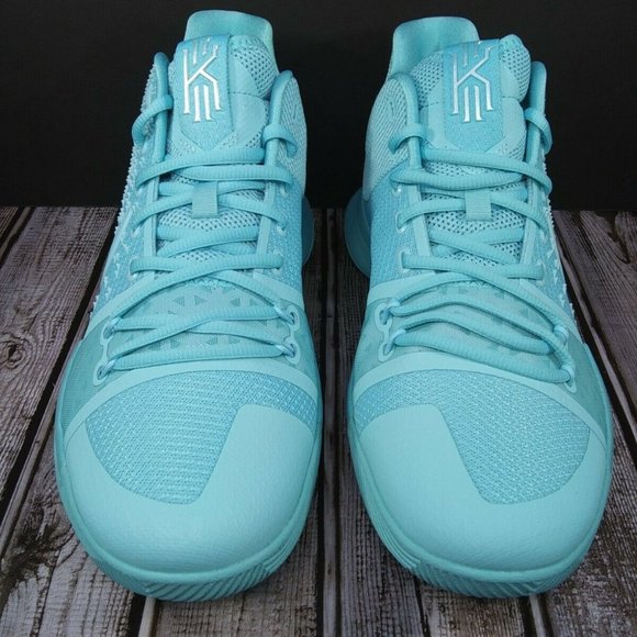 Nike Kyrie 3 Aqua Colorway Mens Basketball Limited - Picture 5 of 7